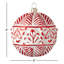 2 Piece Embossed Ball Ornament Set