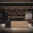 Large Rectangular Bar Counter，Rustic Reception Desk-107329068