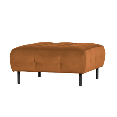 Zaida 90cm Wide Solid Colour Footstool Ottoman