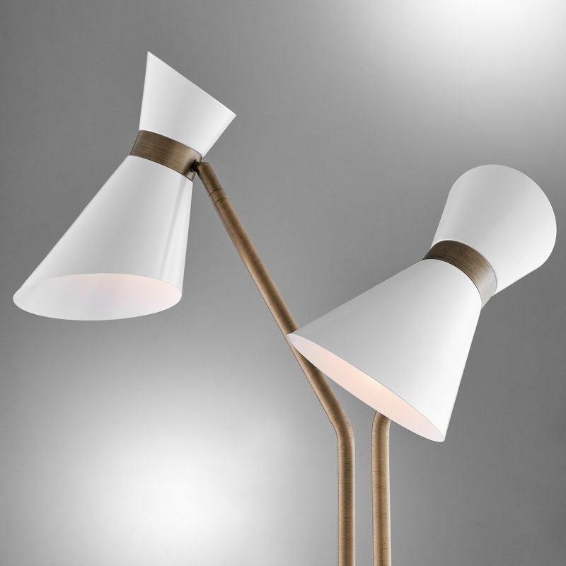 Battell 60'' Task Floor Lamp, White