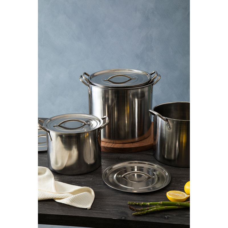 Symple Stuff Stainless Steel Pot Set