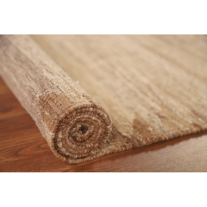 Tapis brun Kilim en laine 5 x 6 po