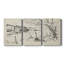 56_Vue de grange esquissée II - Toile tendue avec châssis de qualité supérieure - prête à être accrochée-912560420