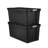 Sterilite 50 Gal Rugged Industrial Stackable Storage Tote w/ Lid, 9 Pack-98904358