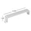 Hammered 6" Center to Center Bar Pull-62117958
