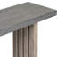 Console élégante avec cadre et placage de chêne - Gris élégant pour le vestibule-564139146
