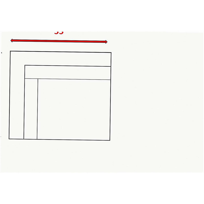 Canapé modulaire en osier Minnesota - brun