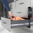 Garage Cabinet B Of Series, 96 In. W X 79 H 20 D, 6 Pieces, Metallic Gray Finish, Drawers And Doors With Water Heat Trait, 2X Thicker Edge Banding, Shelf Provision, Double Metal Bracket , Drawers,