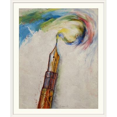 «Anjlee Ink Pen» par Michael Creese, reproduction d'art