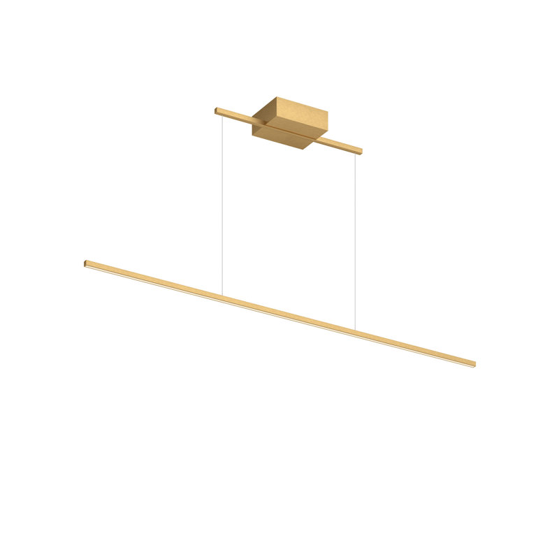 Luminaire suspendu pour îlot de cuisine 1 lumière Vega Minor, H 0,5 po x l 47,38 po x P 0,5 po