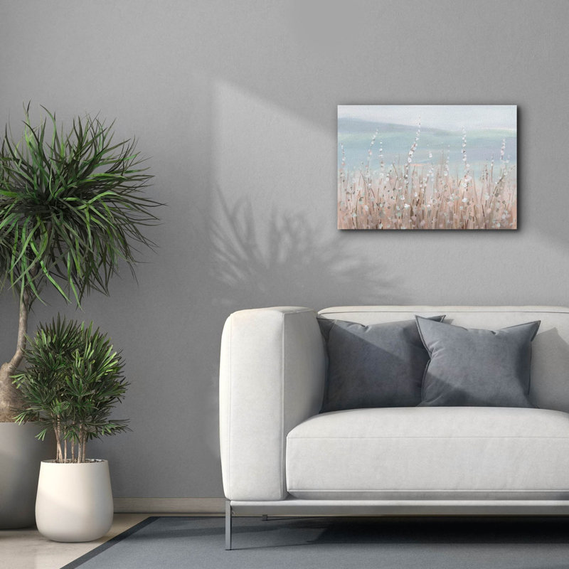 «Coastal Morning Blooms» par Danhui Nai, art mural sur toile, H 18 po x l 26 po