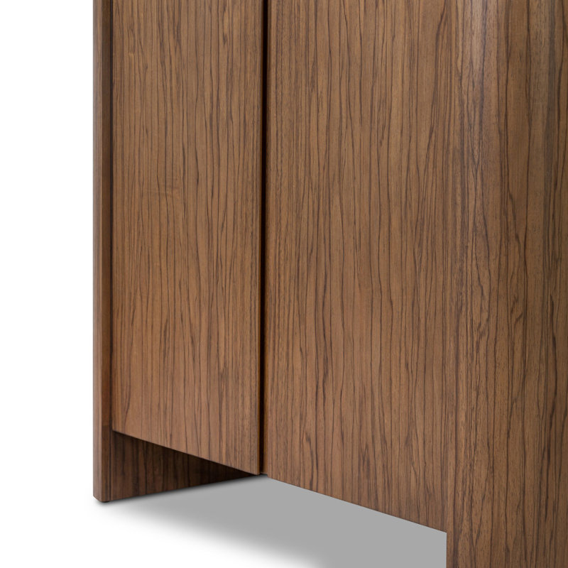 Limba Bookcase-Medium Brown Limba