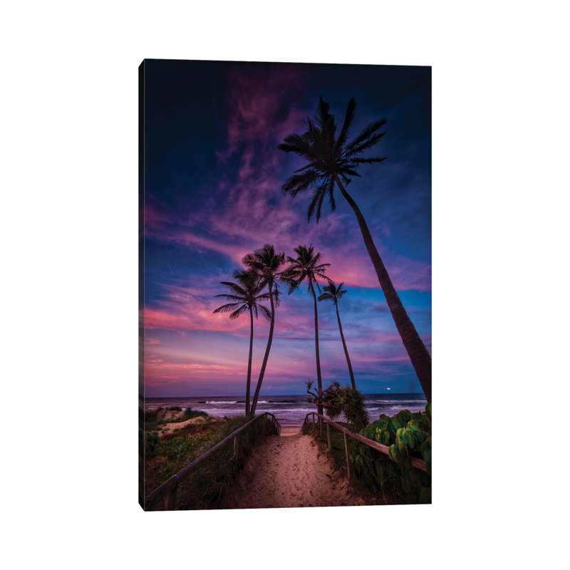 Palm Tranquility by Ben Mulder - Gallery-Wrapped Canvas Giclée on Canvas, 66.04 cm H x 45.72 cm W, Wrapped Canvas