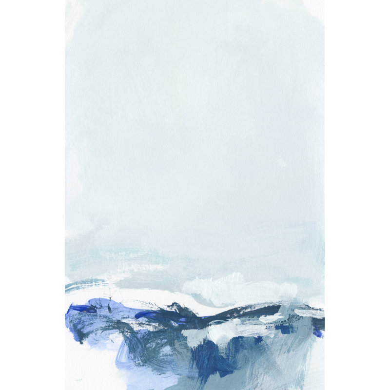 " Coastal III " by Christina Long Painting Print, 12" H x 8" W