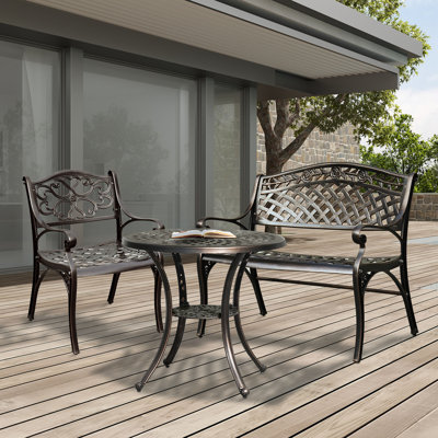 Ensemble repas pour 4 personnes avec table ronde