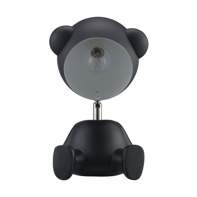 Lampe ours à 1 lumière Lidiea, Noir