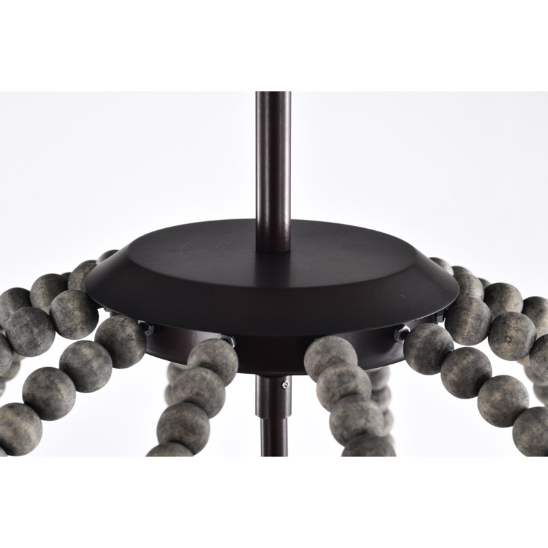 Luminaire suspendu en forme de lanterne à 3 lumières Afschin