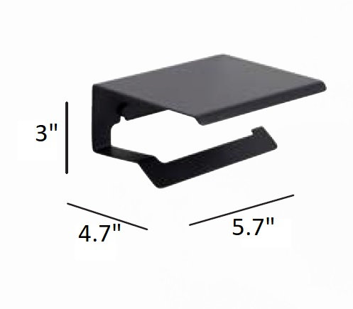 Porte-papier hygiénique mince avec couvercle, Saumon
