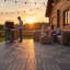 44 tuiles de terrasse en plastique 11,8 "x 11,8" pour planchers de patio, tuiles de balcon Snap-Together-131272678