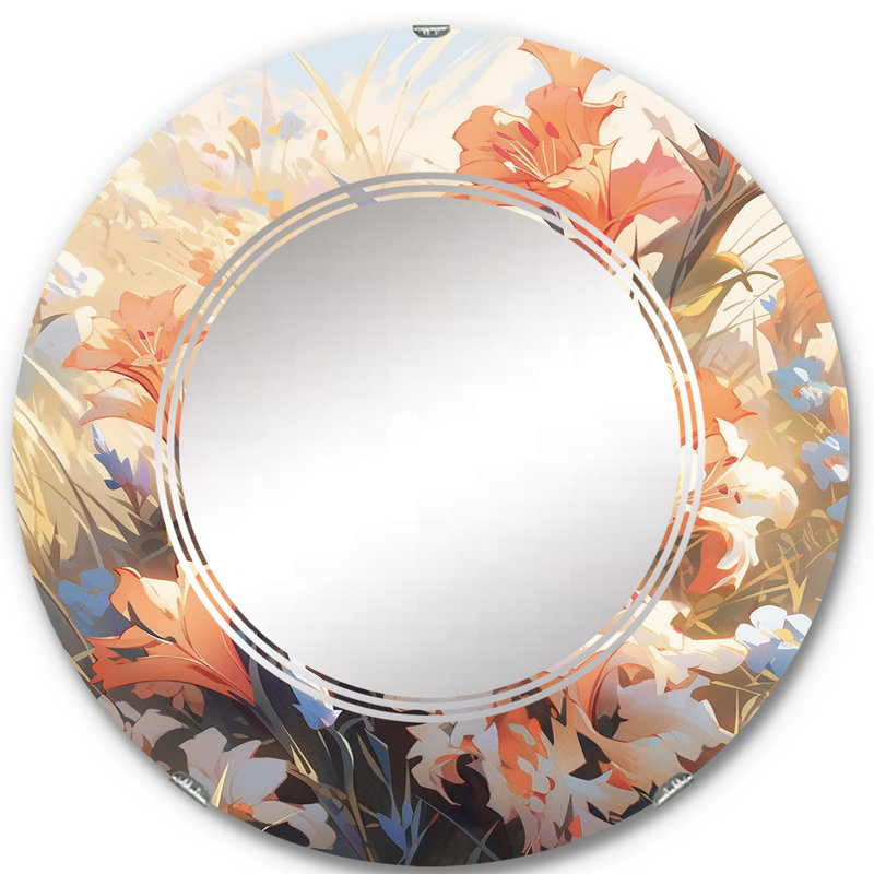 Miroir mural rond Montcerf, 24 po x 24 po
