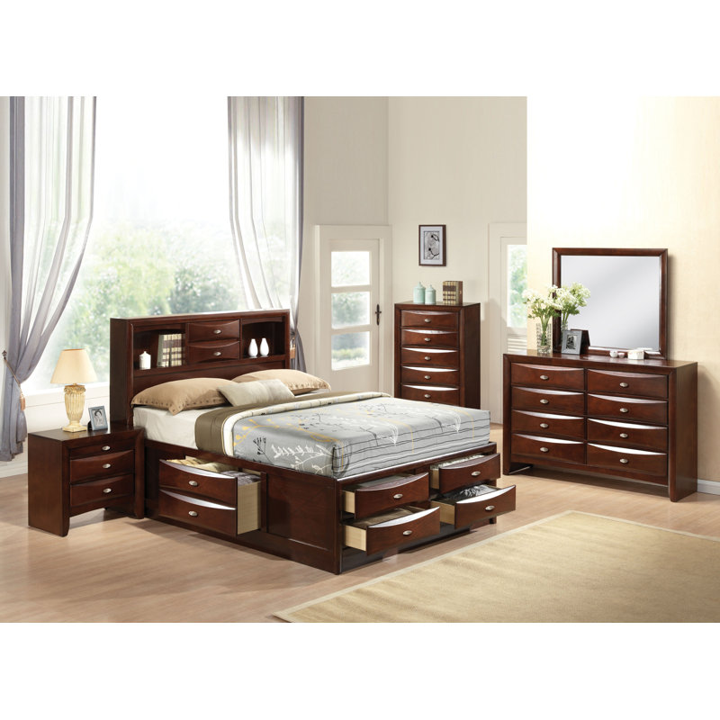 Malaika 59'' W 8 - Drawer Dresser, Espresso