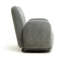 Chaise pivotante 360 ° avec tissu chenille-421561058