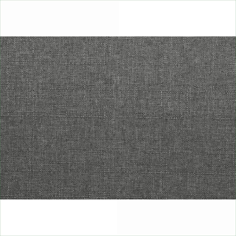Fauteuil d'appoint moderne à simple assise avec structure en bois de noyer massif et revêtement en tissu gris classique, Gris