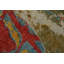 Tapis de salon moderne et abstrait 5 x 8
