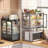 3-Tier Kitchen Storage Rack with Microwave Shelf