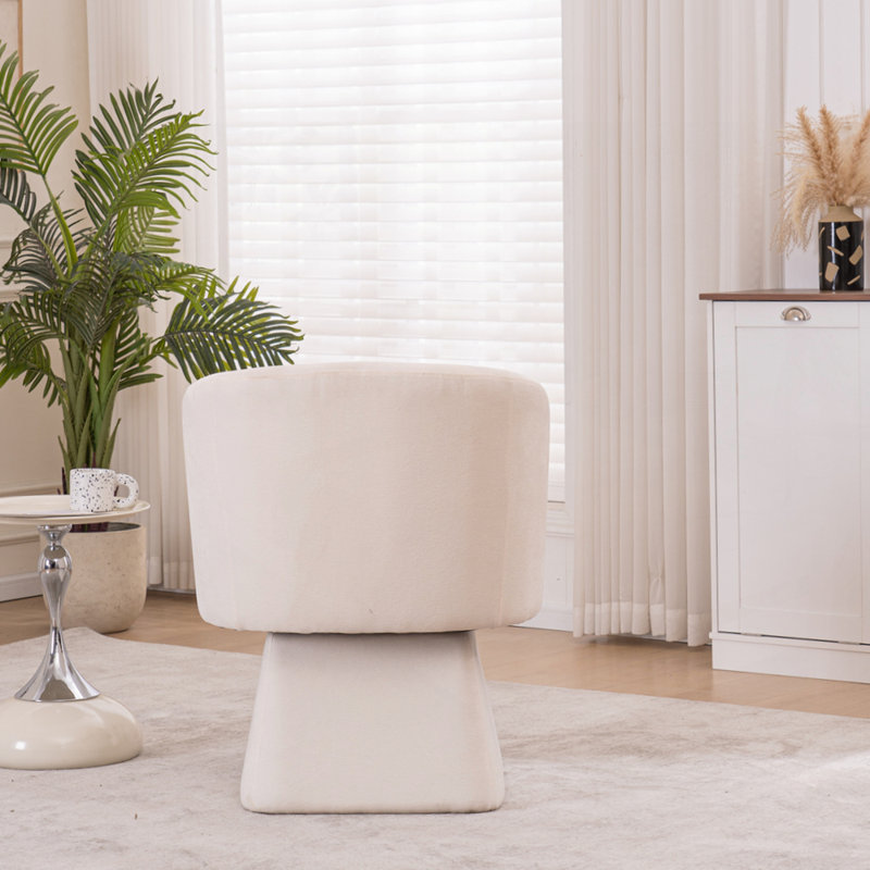 Méridienne pivotante confortable en polyester pour vous détendre et économiser de l'espace, Beige