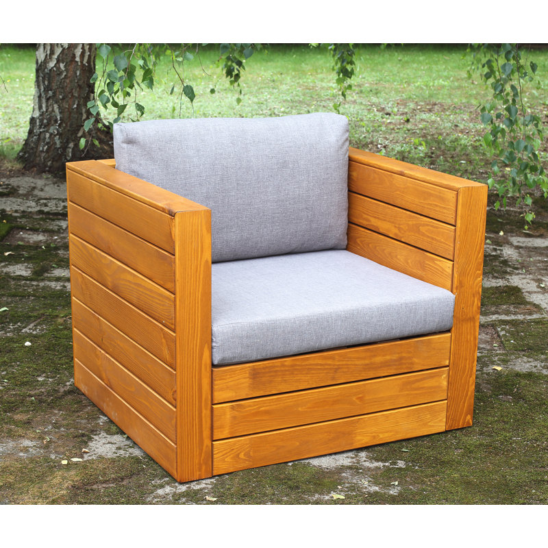 Grigori Pine Outdoor Lounge Chair