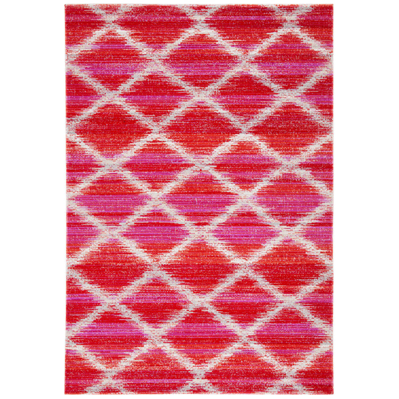 Alpert 200 Performance Geometric Indoor/Outdoor Area Rug, Rectangle 3' x 5'