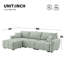 Canapé modulaire en tissu Boucle-1548766109