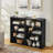 CD DVD Storage Cabinet, Bookcase, Adjustable Shelf 8-Layer Storage, Display Bookshelf, Home, Office, Multi-Functional Double-Layer Bookcase, Can Be Disassembled Into Two 4-Layer Storage Bookcases-951164224