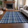 Premium Machine Washable Cerrito AMF563 Navy Rug