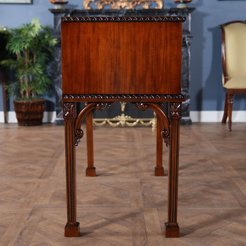 Commode argent acajou