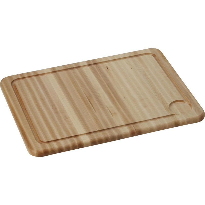 Maple Wood Rectangular Chopping Block with Juice Trough