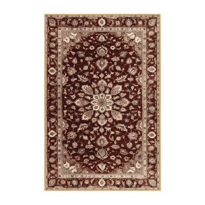Machine Washable Persian Brown Area Rug
