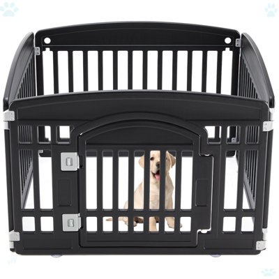 Clôture pliante ajustable pour chien pour petits et moyens chiens
