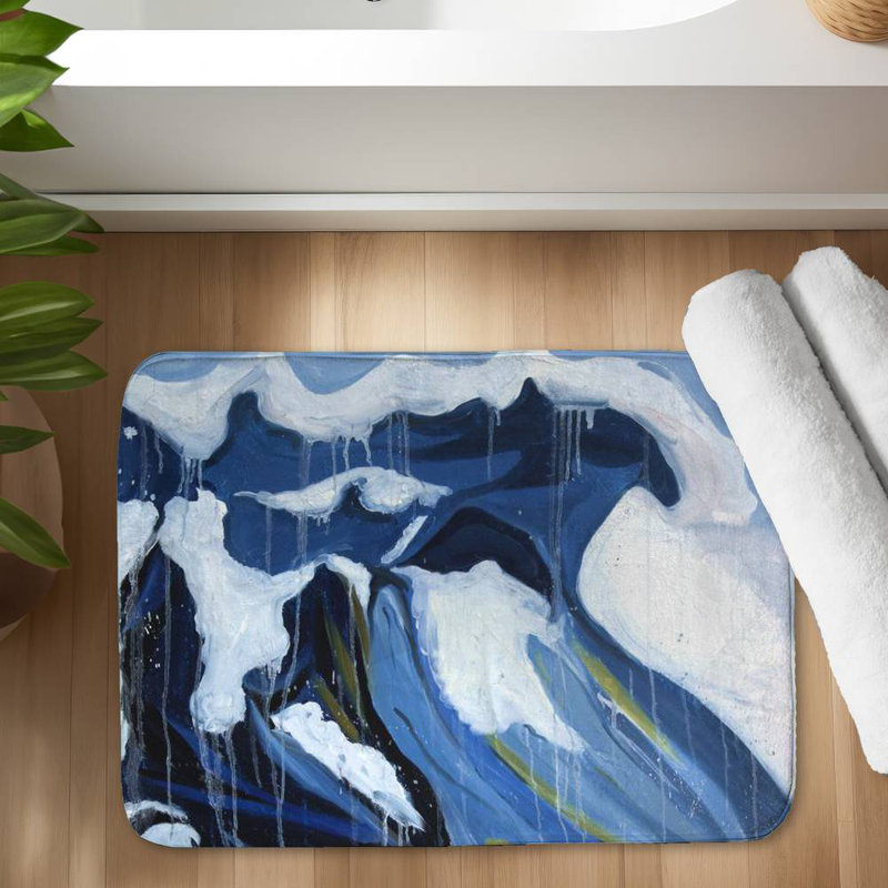Feridan Non-Slip Bath Mat, 17"W x 24"L