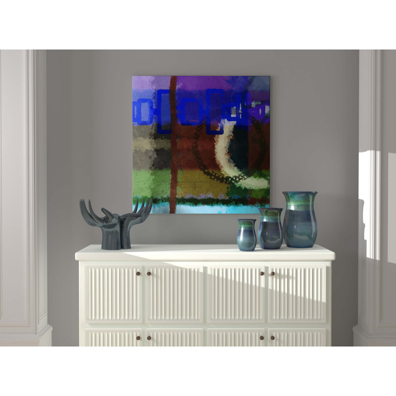 TropicalBlues - Collection 60 " Sizable Tangible ", 24" H x 24" W x 2" D