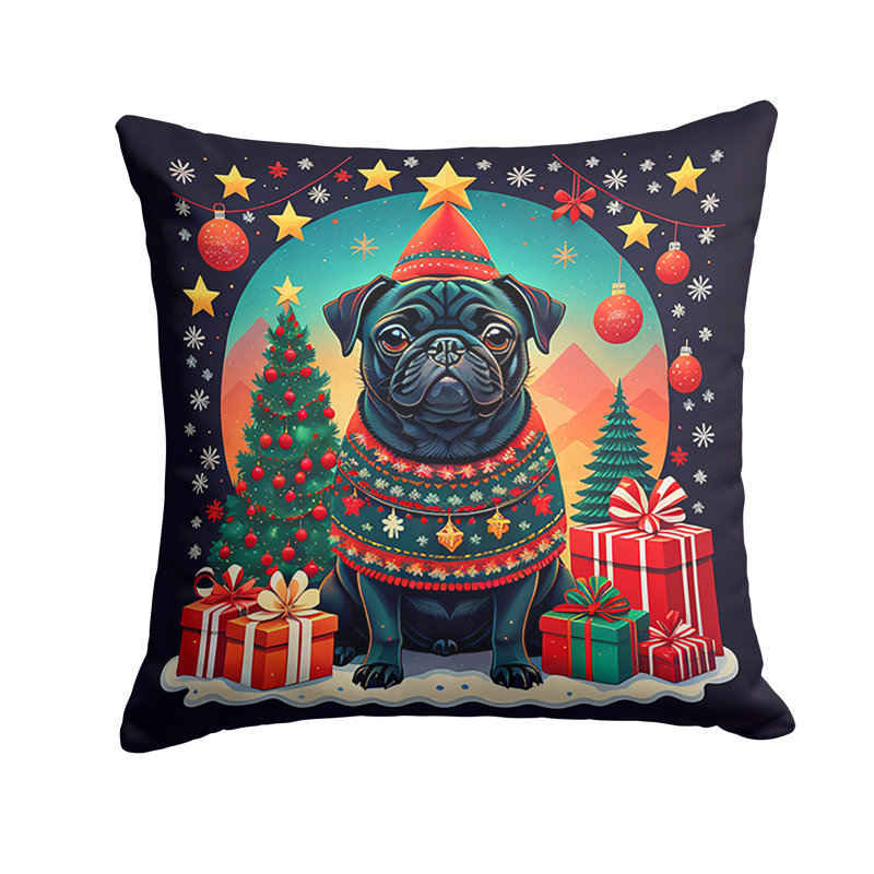  Coussin décoratif intérieur / extérieur en polyester Autre / Sans motif, 14 po x 14 po
