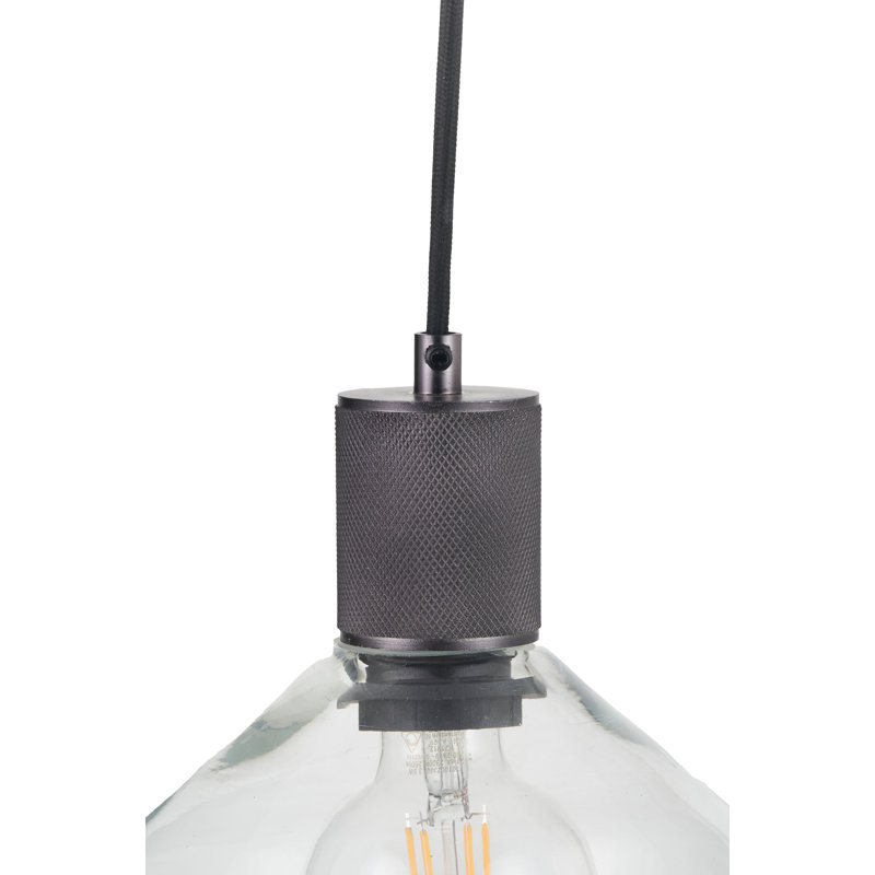 1 - Light Pendant, Antique Brass