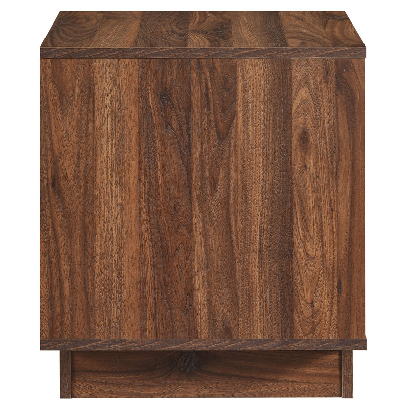 Bulwark 2-Drawer Nightstand In Walnut