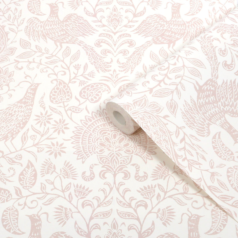 Superfresco Easy Wren Buttermilk Wallpaper, Pink