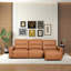 Canapé triple convertible Grant - Cuir cognac