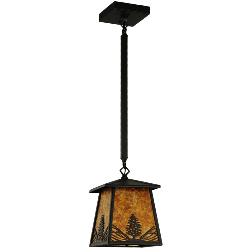 Luminaire suspendu géométrique 1 lumières lanterne