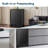 Simzlife 23.5'' W 180 Cans 5 Cu Ft Beverage Refrigerator - Freestanding/Built-In/Under Counter Cooler With Commercial-Grade Stainless Steel Door & Reversible Handle, Stores Beer, Wine, Drinks, Black-124071807
