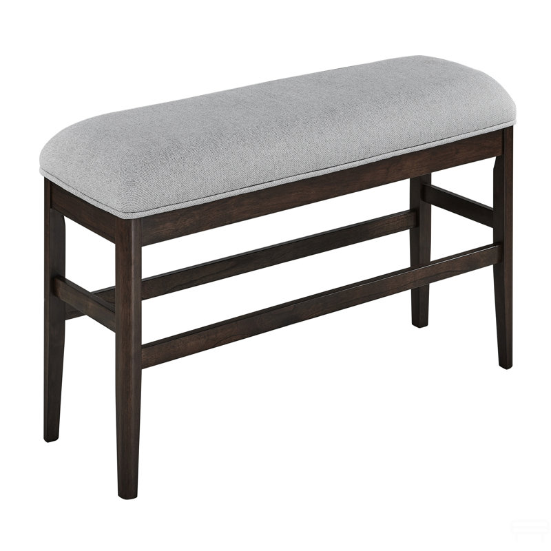 Siège de revêtement gris en bois 1pc