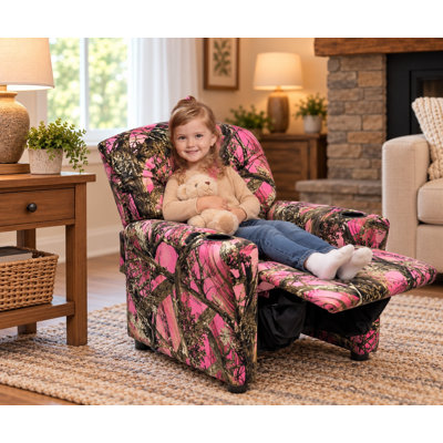 Fauteuil inclinable pour enfants, camouflage rose TrueTimber